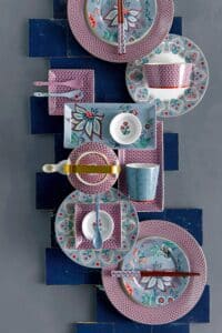 Pip Studio Oriental Flower Festival FW2023 Tableware Blue 01