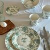 bowl 16 cm flowers green 1